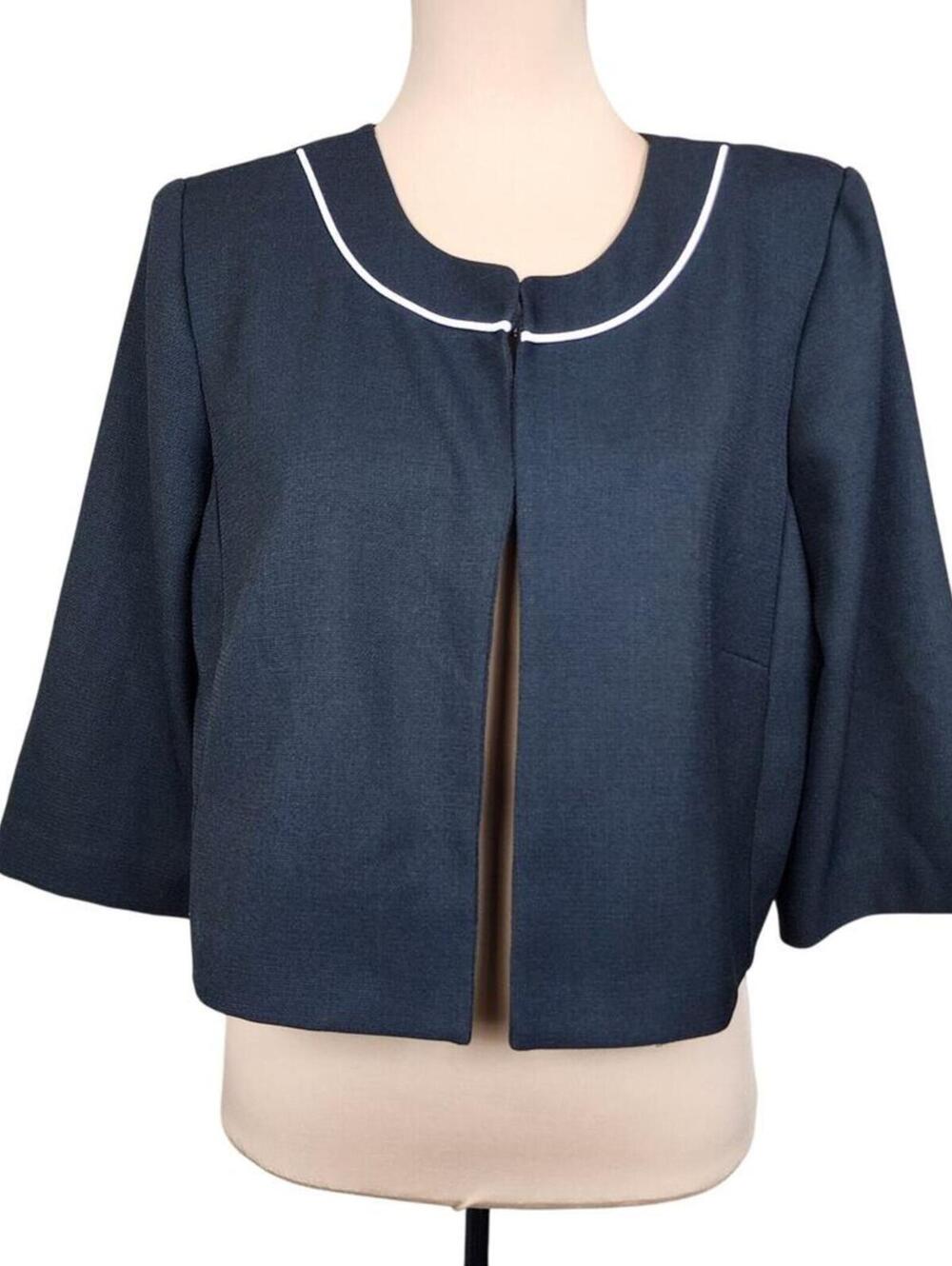 Vintage Studio I Size 14 Black Blazer Jacket